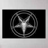 Baphomet Ancien Style ÉNORME Poster 40"x60" (Devant)