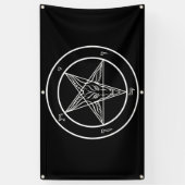 Baphomet Big Banner van 3 x 5' buitenkwaliteit (Verticaal)