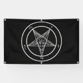 Baphomet Big Banner van 3 x 5' buitenkwaliteit (Horizontaal)