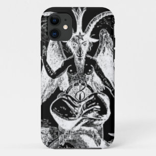 Baphomet Black en White iPhone 11 Hoesje