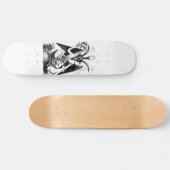 Baphomet - black print skateboard (Horizontaal)