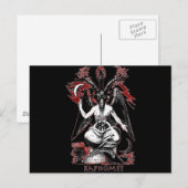 Baphomet Briefkaart (Voorkant / Achterkant)