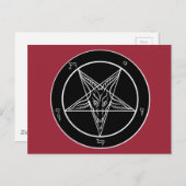 Baphomet Briefkaart (Voorkant / Achterkant)