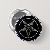 Baphomet Button (Voorkant /achterkant)