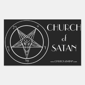 Baphomet CoS-Stickers Rechthoekige Sticker