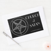 Baphomet CoS-Stickers Rechthoekige Sticker (Envelop)