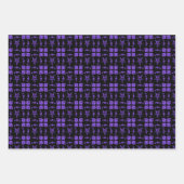 Baphomet Damask Goth Envelopper des feuilles de pa (Devant)