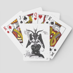 Baphomet, de Sabbatic geit. Pokerkaarten