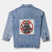 Baphomet Denim Jacket (Achterkant)