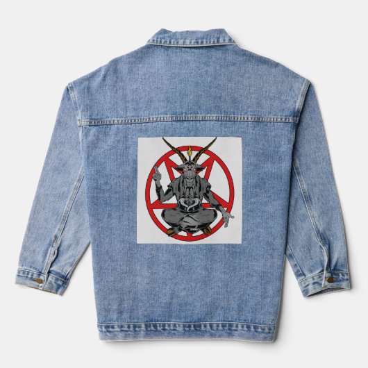 Baphomet Denim Jacket (Achterkant)