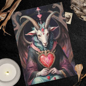 Baphomet Gothic Valentine's Day Every Realm Feestdagenkaart