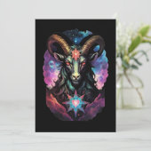 Baphomet Gothic Valentine's Day Love Feestdagenkaart (Staand voorkant)
