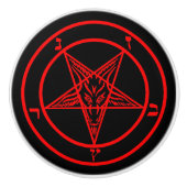 Baphomet Keramische Knop (Voorkant)