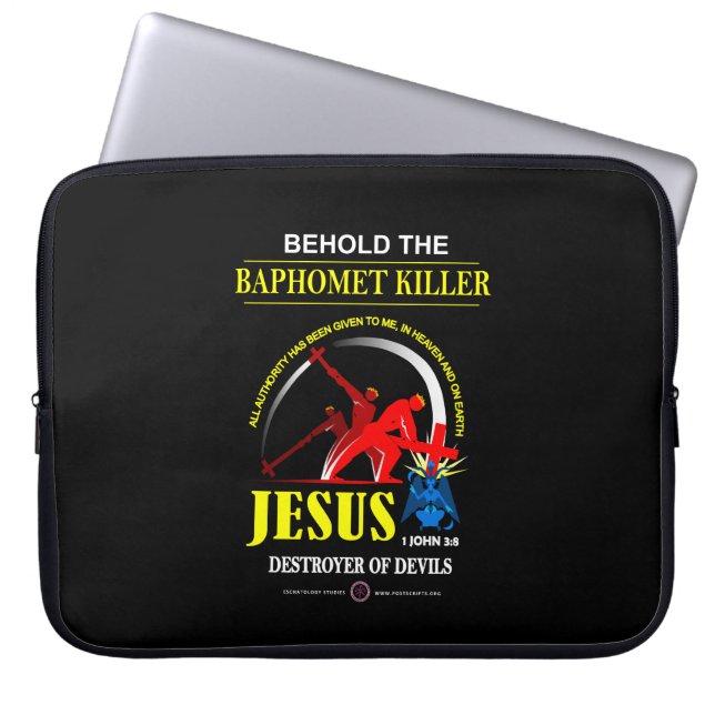 Baphomet-Killer Laptop Sleeve (Voorkant)