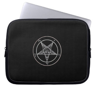 Baphomet laptophoes Hoesje Laptop Sleeve