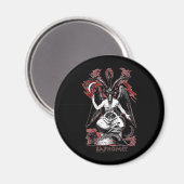 Baphomet Magneet (Voorkant / Achterkant)