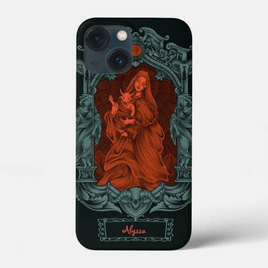 Baphomet Occult iPhone Case,  Patroon Case-Mate iPhone Case (Achterkant)