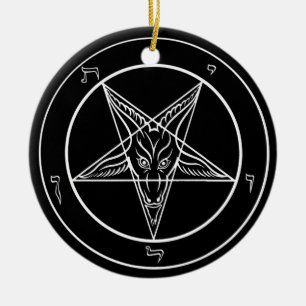 Baphomet Ornament, keramisch Keramisch Ornament