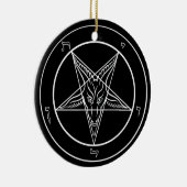 Baphomet Ornament, keramisch Ornament (Rechts)