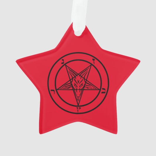 Baphomet Pentagram Satanique (dos)