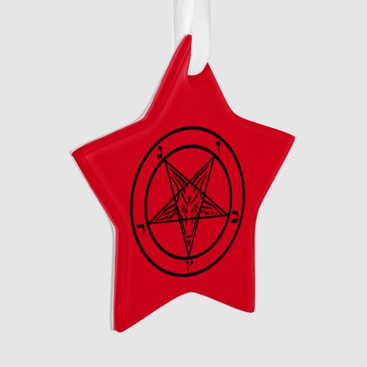 Baphomet Pentagram Satanique (devant)