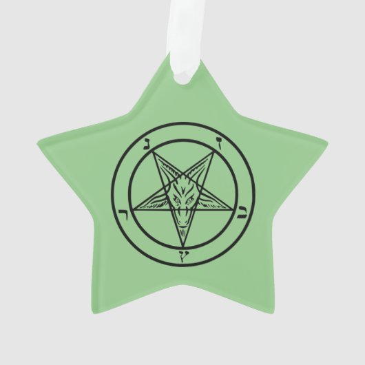 Baphomet Pentagram Satanique (dos)