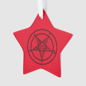 Baphomet Pentagram Satanique (devant)