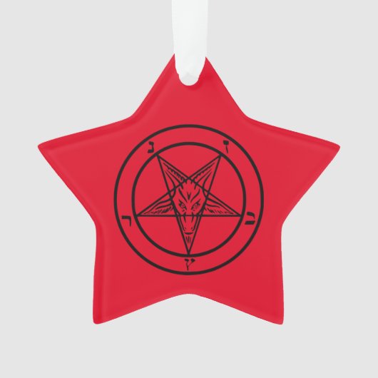 Baphomet Pentagram Satanique (devant)