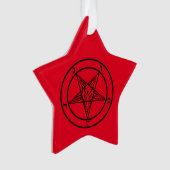 Baphomet Pentagram Satanique (devant)