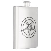 Baphomet Pentagram Satanische kolf Flacon (Rechts)