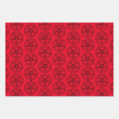 Baphomet Pentagramme Papier Satanique (Devant)