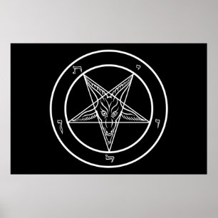 Baphomet Poster Enorme 60-inch breedbeeld
