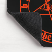 Baphomet Red Mousepad Muismat (Hoek)