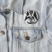 Baphomet Round Button (In situ)
