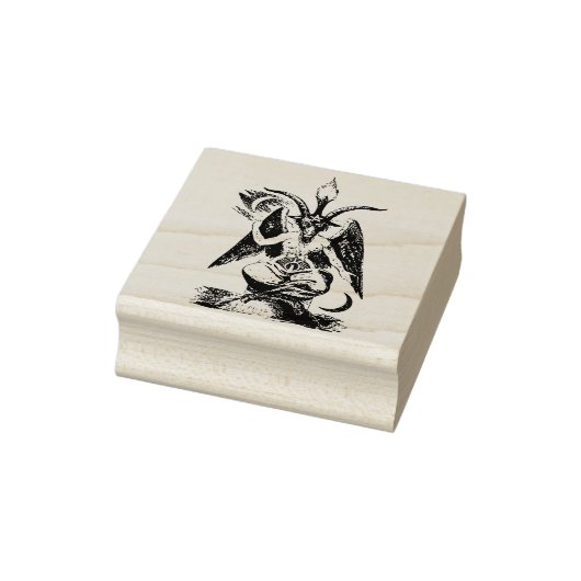 Baphomet Rubberstempel (Stempel)