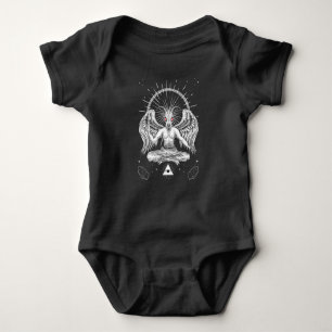 Baphomet Satanic Goat Wings Devil Gothic Romper