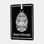 Baphomet Satanic Metalen Ornament (Voorkant links)