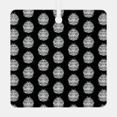 Baphomet Satanic Metalen Ornament (Achterkant)