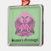 Baphomet Satanic Metalen Ornament (Links)