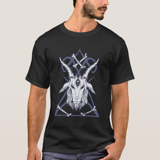 Baphomet Satanic T-shirt (Voorkant)