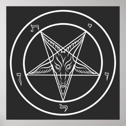 Baphomet Sigil CoS 24" Poster (Voorkant)