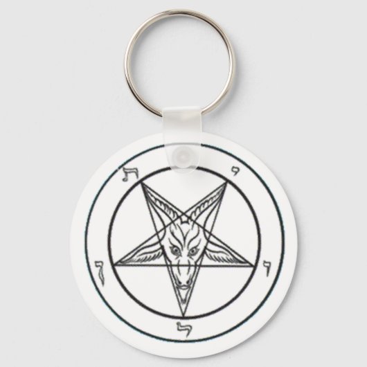 Baphomet Sleutelhanger (Voorkant)