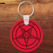 Baphomet-sleutelhanger Sleutelhanger (Voorkant)