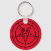 Baphomet-sleutelhanger Sleutelhanger (Achterkant)