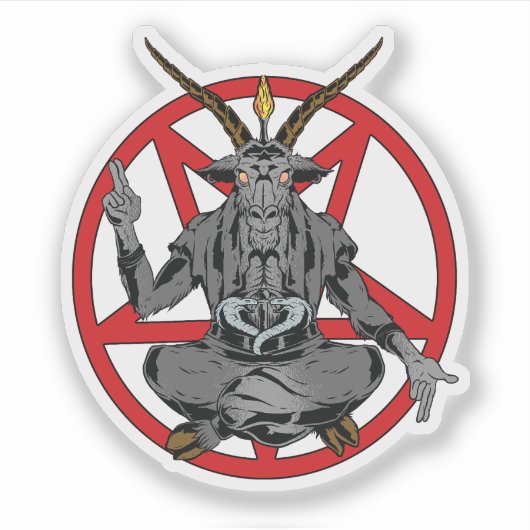 Baphomet Sticker (Voorkant)