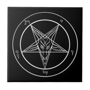 Baphomet Tile Tegeltje