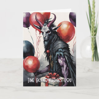 Baphomet Verjaardagsballonnen & Geschenken Gotisch Kaart