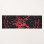 Baphomet Void Energy Meditation Yoga Mat (Voorkant (horizontaal))