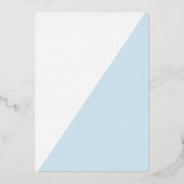 Baptême 1er anniversaire Invitation Croix d'or ble (Verso)