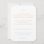 Bapteme Adrien Kaart (Achterkant)